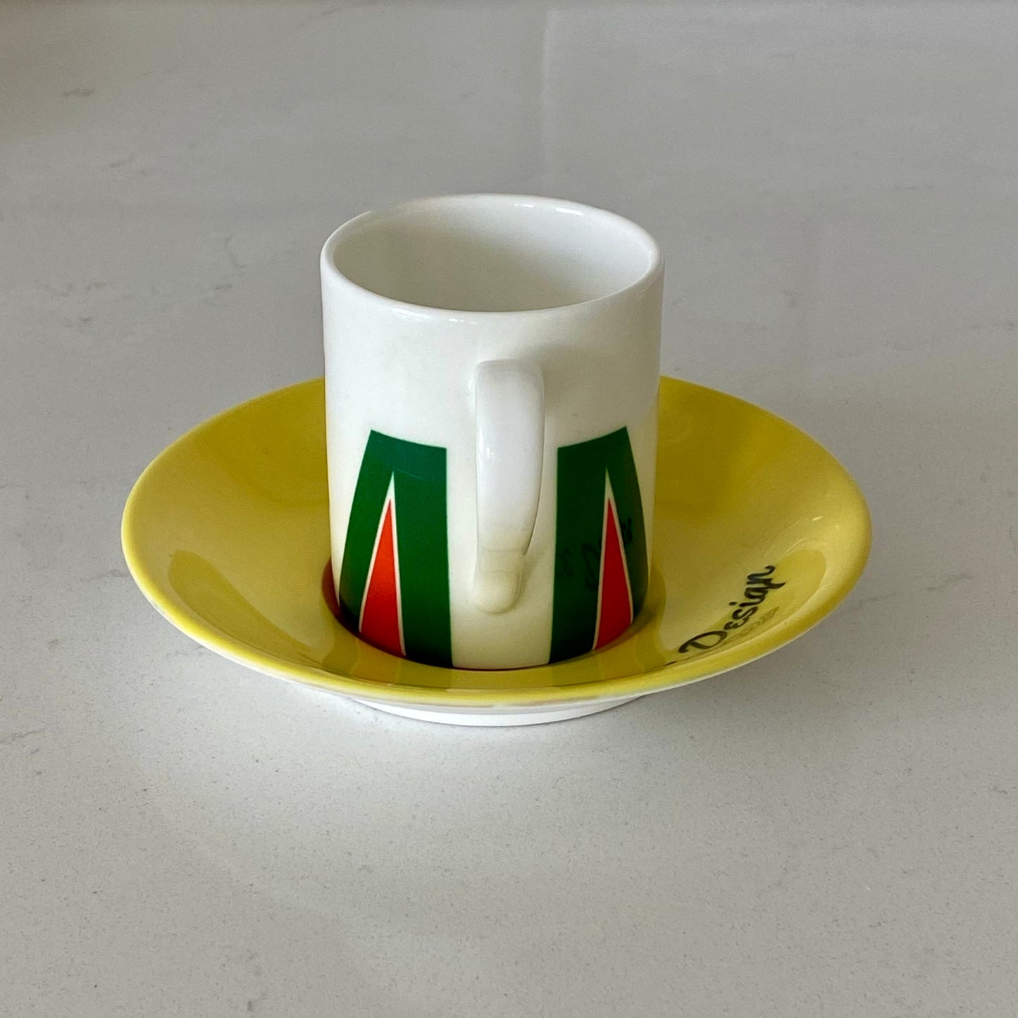 Racing Espresso Set of 4 Cups and Saucers