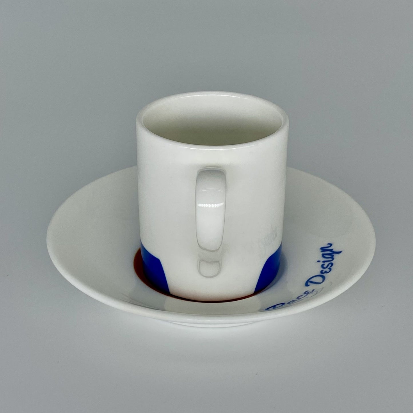 Racing Espresso Cups and Saucers Set of 4