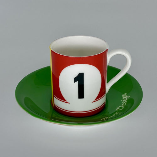 AR1 Racing Espresso Cup and Saucer