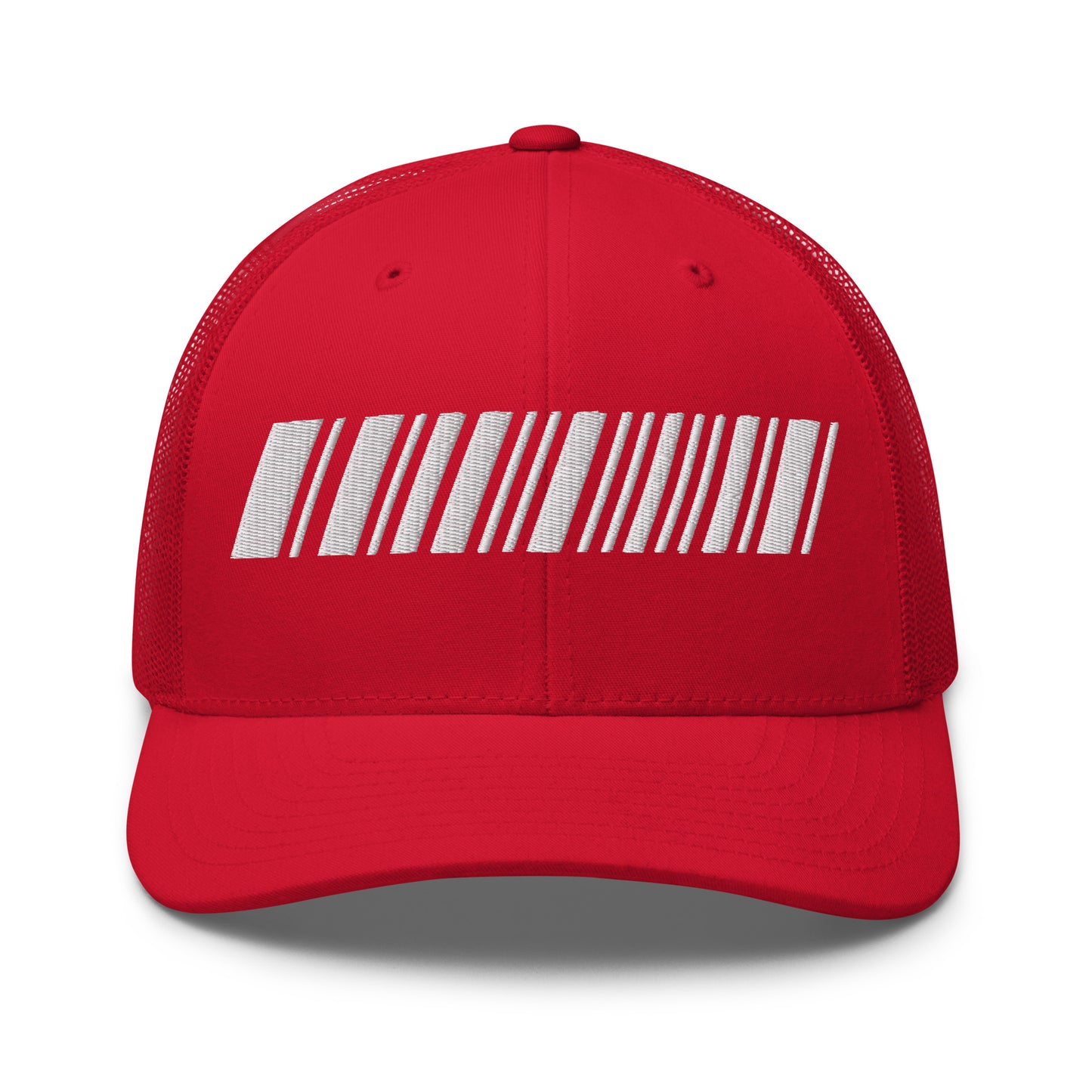 Barcode Mesh Hat Rosso